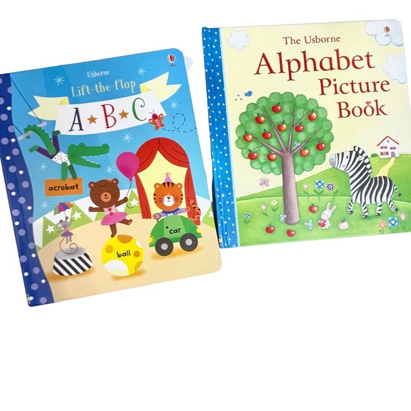 Usborne Other - Usborne 2 Board Books (1) ABC Lift-the-Flap and (1) Alphabet Picture Book